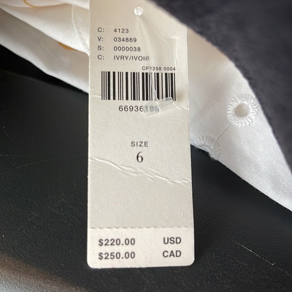 *NWT* Anthropologie Strapless Eyelet Jumpsuit - Picture 5 of 5